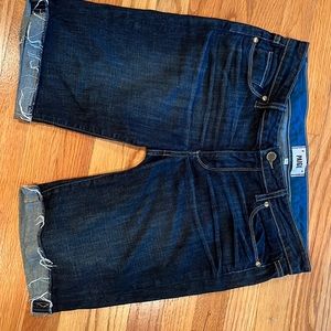 Paige denim shorts, size 30